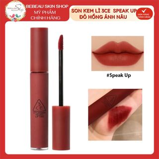 Son kem 3ce Speak Up Đỏ Hồng Ánh Nâu Trendy Cực Đẹp Bền Màu Hàng Chính Hãng Hàn Quốc