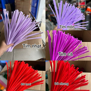 Kẽm nhung làm hoa, làm đồ thủ công loại 1 ( bó 100 sợi)