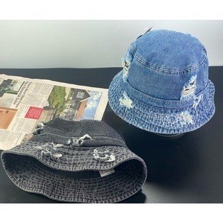 Nón Jean bucket hàn quốc - Mũ vành Rin rách cực chất thời trang nam nữ