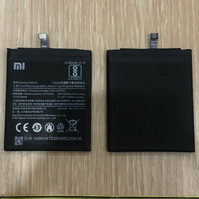 Pin Tương Thích Xieomi Model BN34 Dùng Cho Redmi 5A (bảo hành 3 tháng)
