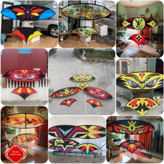 Diều lắp ghép cabon đã độ kỹ 3m - Áo in nhiệt 6D cao cấp ( gồm cả áo và khung diều )