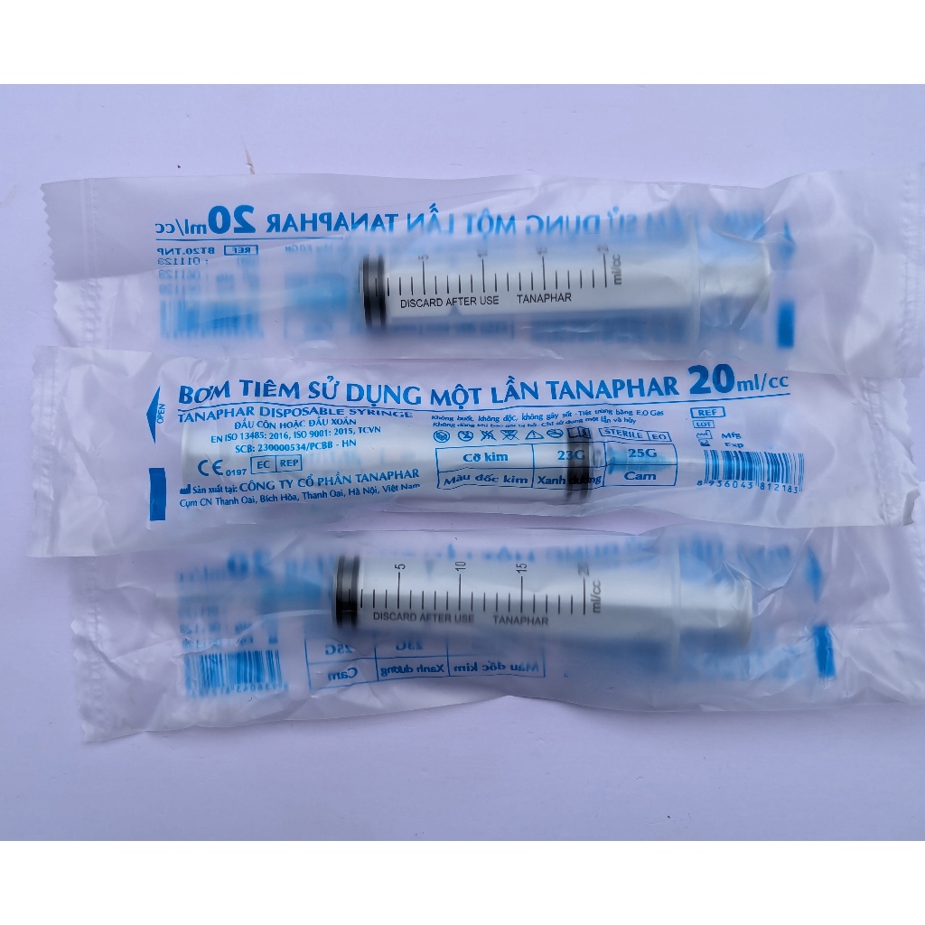 Bơm tiêm nhựa  MPV - 20 ml