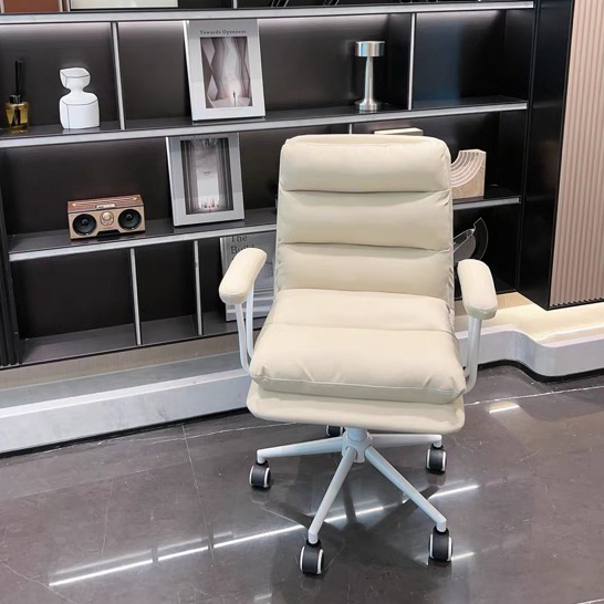Ghế Xoay Văn Phòng Đệm Lưng Dày Dặn Làm Từ Chất Liệu Da Cao Cấp Chống Nổ, Ghế Xoay Tựa Lưng Ghế Decor Chính Hãng | BigBuy360 - bigbuy360.vn