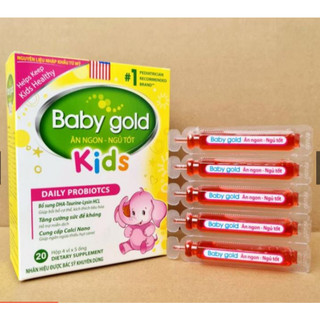 Baby gold kids giúp bé ăn ngon, bé kén ăn chậm lớn, tiêu hoá khoẻ trẻ ăn ngon