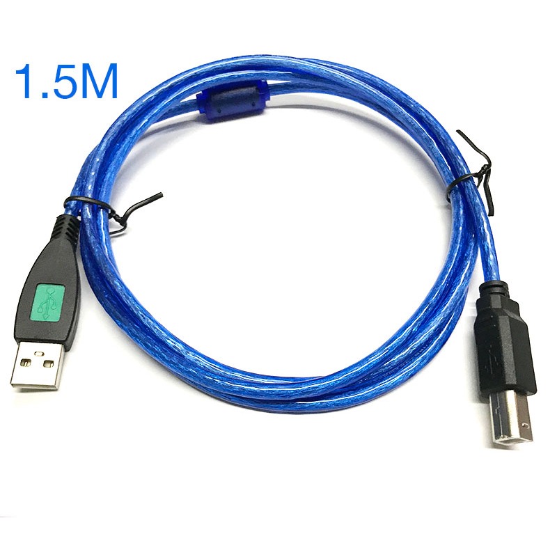 Cáp máy in cổng usb dài 1.5m usb 2.0 Kingmaster ( xanh )
