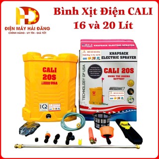Bình xịt điện cali 16l - 20l.1 bơm vs 2 bơm.thương hiệu usa. hàng của oshima. bảo hành 12 tháng