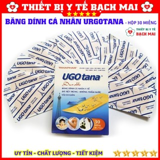 Băng Dính, Băng Keo Y Tế Ugotana Bảo Vệ Vết Thương (Hộp 30 cái)