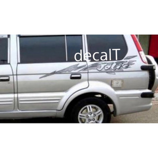 Tem Dán Sườn Xe Jolie.Tem Dán Sườn Xe Mitsubishi.Tem Dán Chân Xe jolie