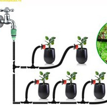 Bộ kit tưới nhỏ giọt đơn giản gồm 20 đầu tưới và phụ kiện đầy đủ
