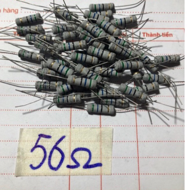 50   con    Điện    trở    mầu    56 ôm   2W