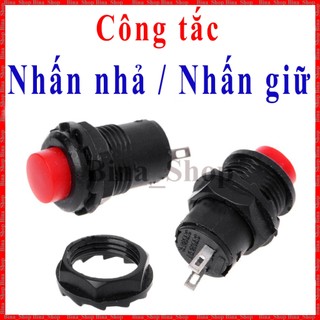 Công tắc nhấn nhả / nhấn giữ 12mm màu ngẫu nhiên