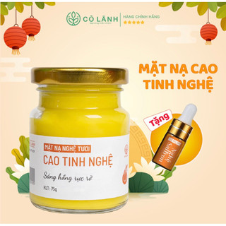 Mặt nạ Cao tinh nghệ Cỏ Lành 75G Dưỡng da mờ thâm,nám giúp da trắng sáng