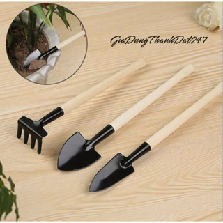 Bộ dụng cụ làm vườn chăm cây cảnh , xẻng,cào, mini giá rẻ