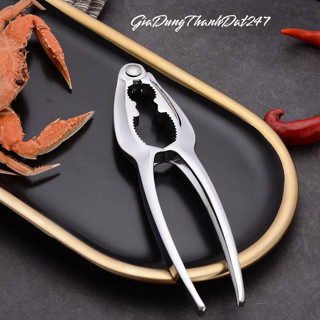 DTN319 Kềm kìm kẹp càng cua ghẹ, tách vỏ hạt cứng Inox cao cấp - Dụng cụ kẹp càng cua ăn hải sản
