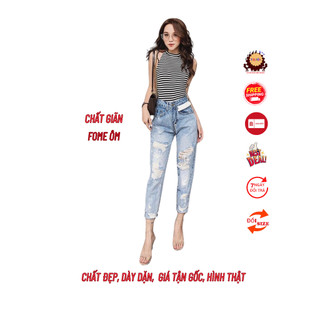 quần jean nữ rách kiểu phong cách shop 3049