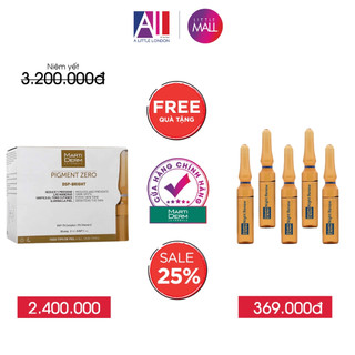Tinh chất dưỡng sáng, giảm đốm nâu MartiDerm pigment zero DSP Bright TẶNG Ampoule chống lão hóa Martiderm (Nhập khẩu)