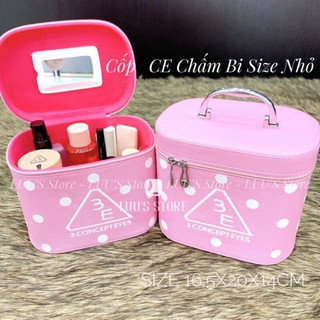 Cốp Cá Nhân 3.CE Màu Hồng Chấm Bi