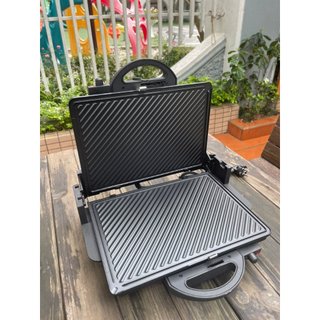 Máy ép nướng bánh mì sokany 2000w kj208, máy kẹp nướng bánh mì, máy nướng ép bánh mì đa năng bảo hành 12 tháng