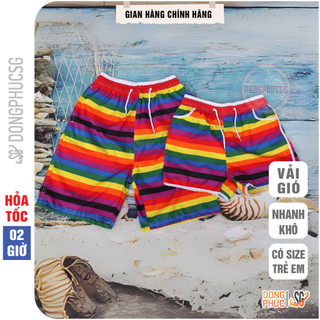 Quần đi biển cho nam nữ cặp đôi gia đình hội nhóm chất vải gió nhanh khô có bigsize QDB05 DONGPHUCSG