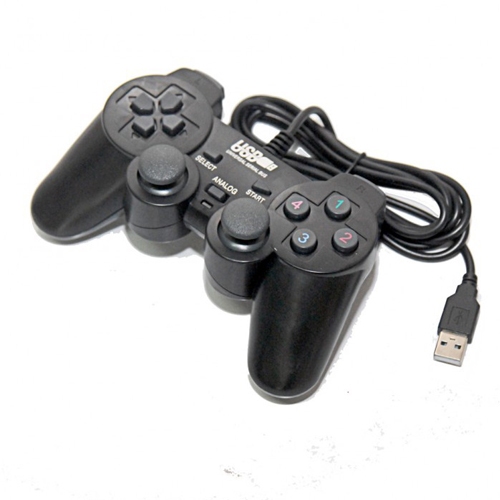 Tay game đơn có rung cho máy tính EW-2008 Cổng USB tự nhận