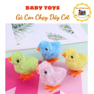 Gà con lon ton chạy bằng dây cót cực vui cho bé