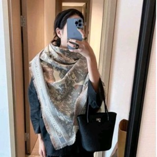 Khăn choàng dạ ép vuông 2