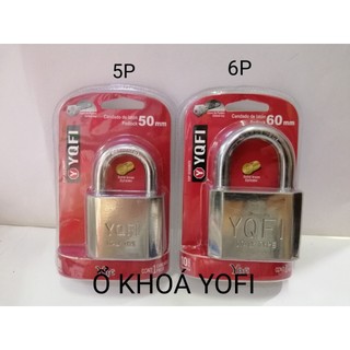 Ổ khóa cửa yqfi bấm 50mm / 60mm có 4 chìa