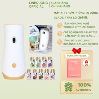 Máy Xịt Thơm Phòng Tự Động Glade Thái Lan ,Xịt Thơm Phòng Tự Động có 9 Hương Thơm Dịu Nhẹ