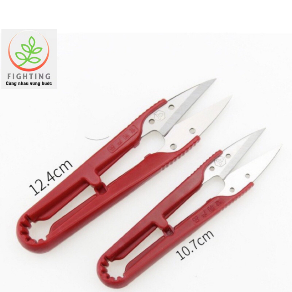 Kéo bấm nhựa cắt chỉ Hãng(FIGHTING) siêu bén Lớn-nhỏ (12cây/1vĩ)