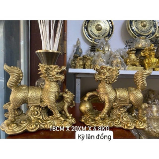 Tượng kỳ lân bằng đồng