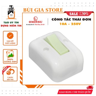 Công tắc kiểu Thái Ominsu 10A - 250V