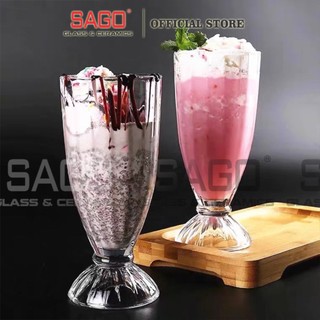 Hộp 06 Ly Alaska Soda Sọc 340ml