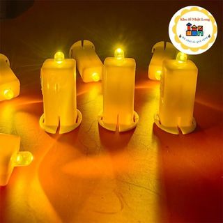 Đèn led gắn đèn lồng giấy - đèn lồng ông sao