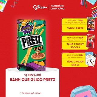 Bánh que mặn nướng giòn Glico Pretz vị Pizza 31gr