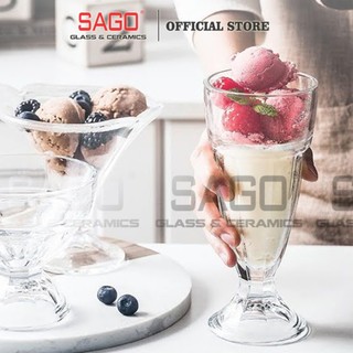 Ly Thủy Tinh Deli Soda Sọc Ngắn 310ml | Thủy Tinh Cao Cấp