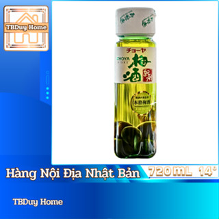Nước Mơ Rượu Nhật CHOYA KISHU Có Quả Ngâm Xanh 720mL