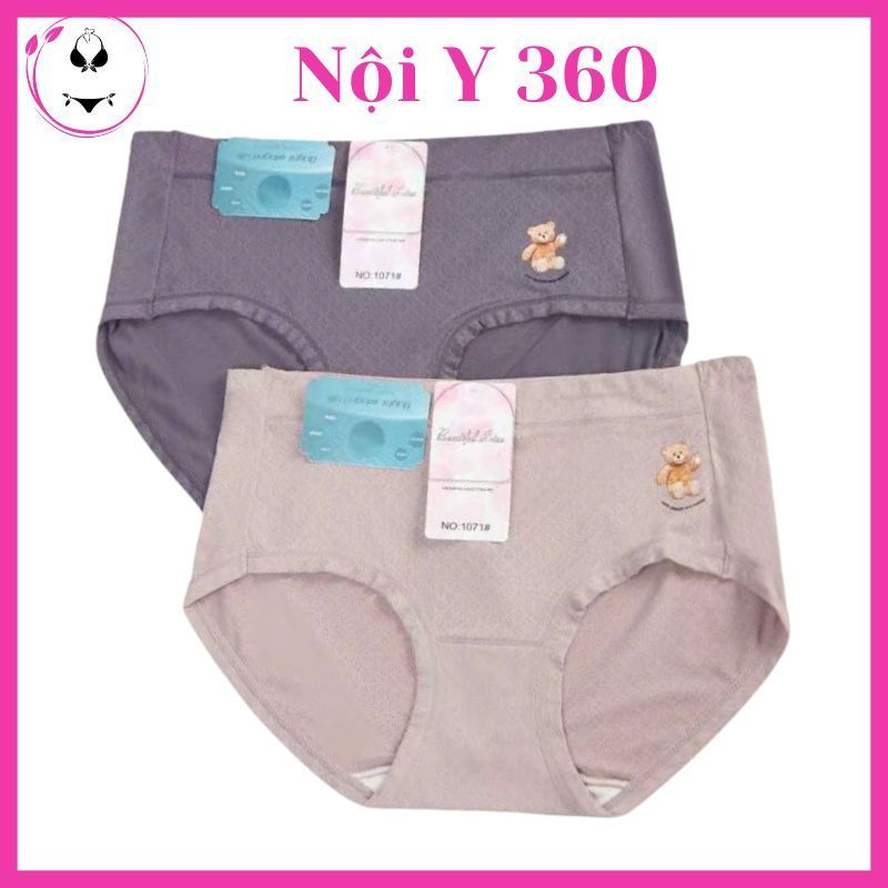 COMBO 5,3 Quần lót nữ su lạnh thông hơi cạp cao chất đẹp mềm mại cao cấp từu 35kg đến 80kg, nội y nữ