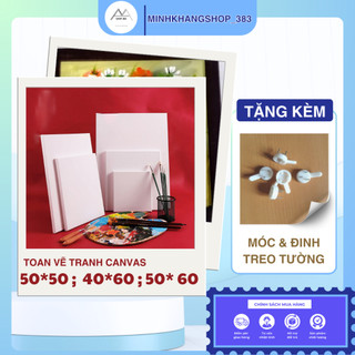 Toan vẽ tranh [ 3 SIZE ] TẶNG KÈM MÓC TREO TƯỜNG kích thước 50*50 ~ 50*60 .
