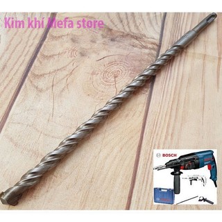  Mũi khoan bên tông dài 350mm - Khoan xuyên tường phi 10 12 14 16 18 20 22 25 chuôi đầu gài SDS 