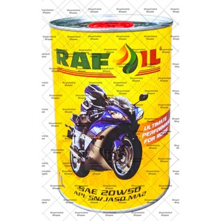 Dầu Nhớt Tổng Hợp Xe Máy Rafoil 20w50  U.A.E 1000ml ( 1L ) - Nhập khẩu Dubai