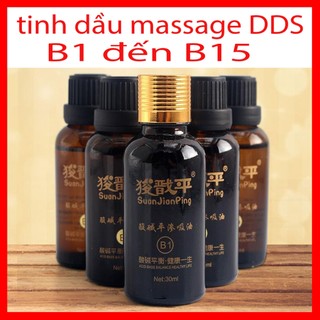 Tinh Dầu B Kết Hợp Trị Liệu Điện Sinh Học DDS, Từ B1 đến B15