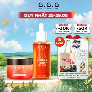 Combo kem dưỡng nấm cấp ẩm phục hồi & tái sinh làn da g.g.g
