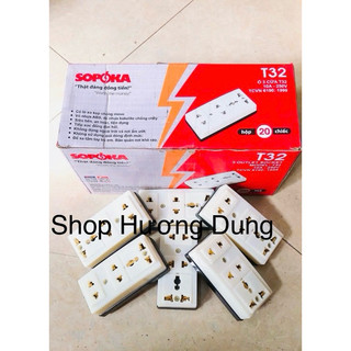 Ổ cắm 3 cửa T32 Sopoka