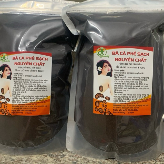 Bã cafe tẩy da chết gói 1kg