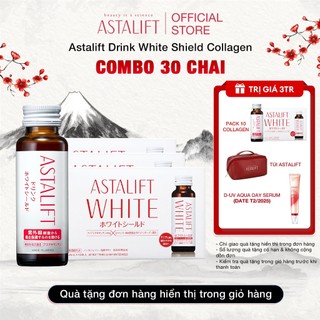 Combo 30 chai nước uống collagen astalift drink white shield