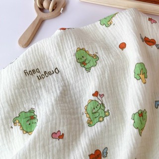 Khăn tắm xô muslin cao cấp 2 lớp 70x90 đa năng dòng vải sợi tre an toàn cho làn da bé tại shop ourhomedecor68