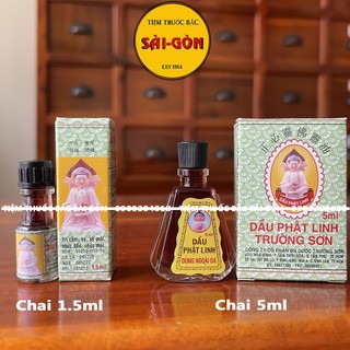Dầu Phật Linh Trường Sơn Chính Hãng - Tiệm Thuốc Bắc Sài Gòn