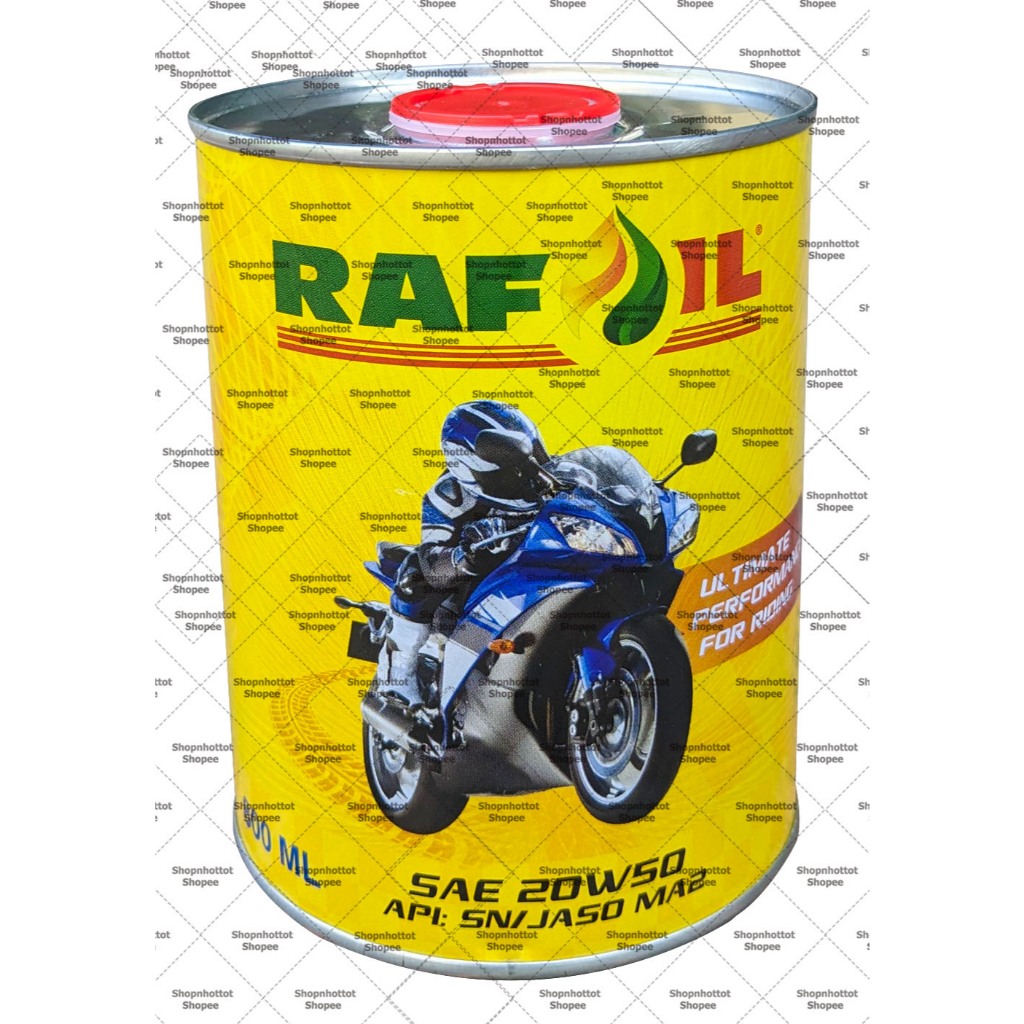 Dầu Nhớt Tổng Hợp Xe Máy Rafoil 20w50  U.A.E 800ml ( 0.8L ) - Nhập Khẩu Dubai