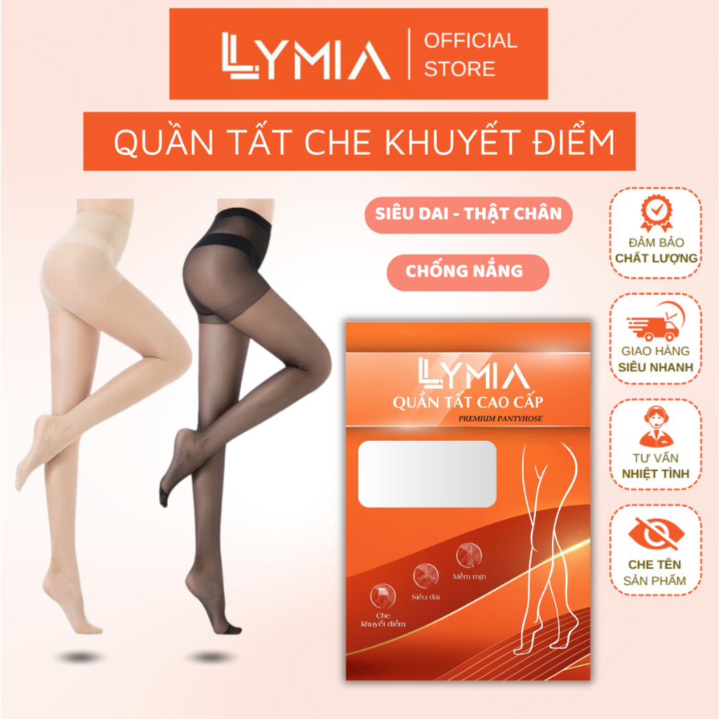 Quần Tất Giấy Da Chân Nữ LYMIA Tàng Hình Chống Nắng Che Khuyết Điểm Chống Nắng Cao Cấp QT30
