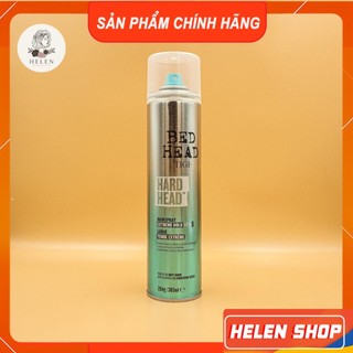 Tigi gôm xịt tóc, giữ nếp tóc tigi bed head hard head hairspray 385ml